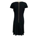 Load image into Gallery viewer, Emilio Pucci Black Short Sleeved Flared Wool Crepe Dress
