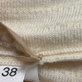 Load image into Gallery viewer, Alaia Cream Textured Sleeveless V-Neck Flared Wool Knit Dress
