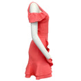Load image into Gallery viewer, Alexander McQueen Coral Off Shoulder Ruffle Dress
