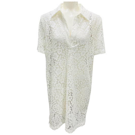 Proenza Schouler White Rainer Stretch Lace Mini Dress