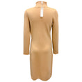 Load image into Gallery viewer, Hubert Gasser Camel Long Sleeved Wool Knit Midi Dress
