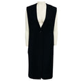 Load image into Gallery viewer, Arts & Science Black Button Front Long Wool Vest
