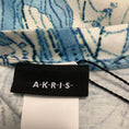 Load image into Gallery viewer, Akris Blue / White Map Print Short Sleeved Cotton Top
