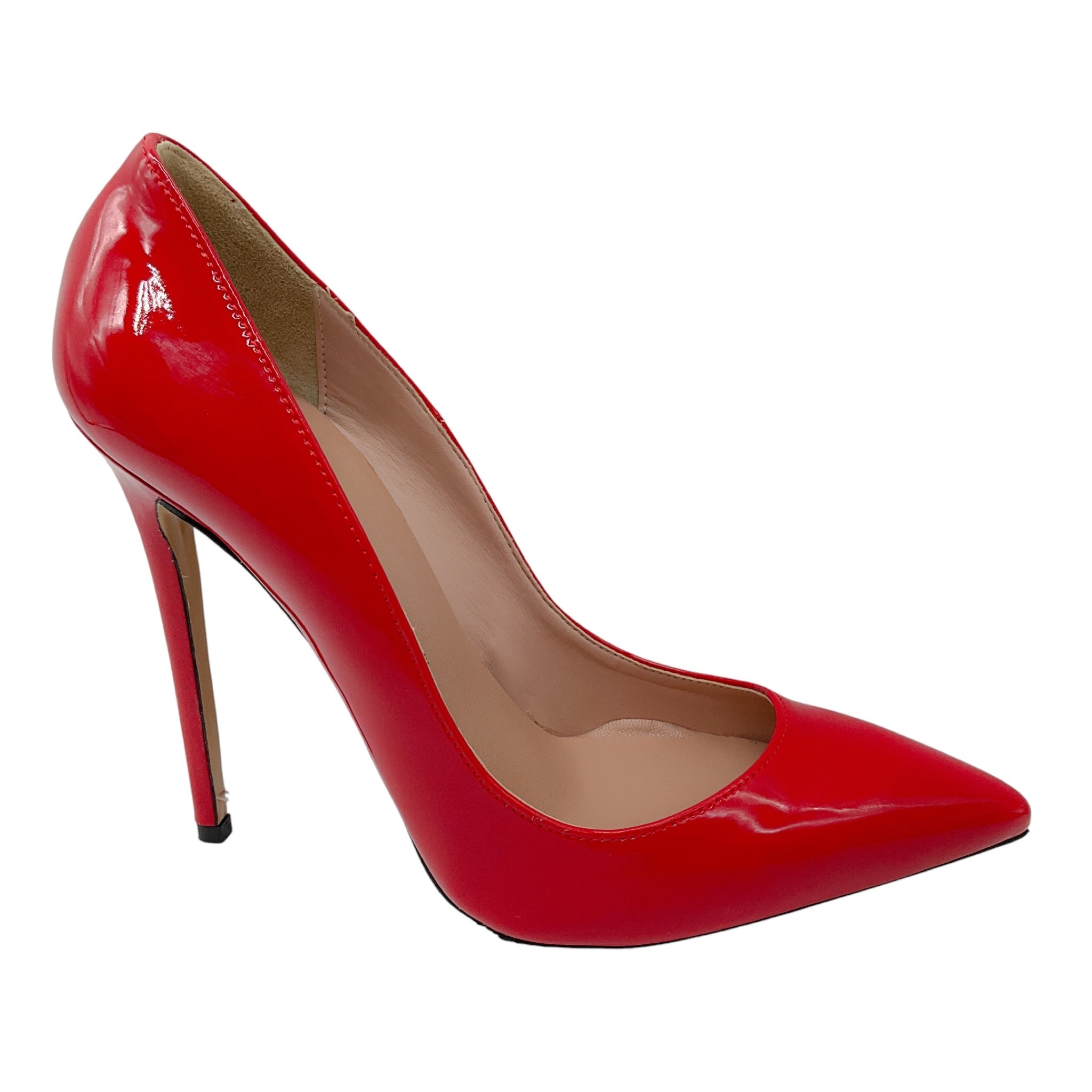 Identita Red Patent Leather Pumps