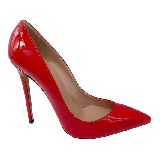 Identita Red Patent Leather Pumps