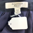 Load image into Gallery viewer, Atlantique Ascoli Navy Blue Long Cotton and Linen Skirt
