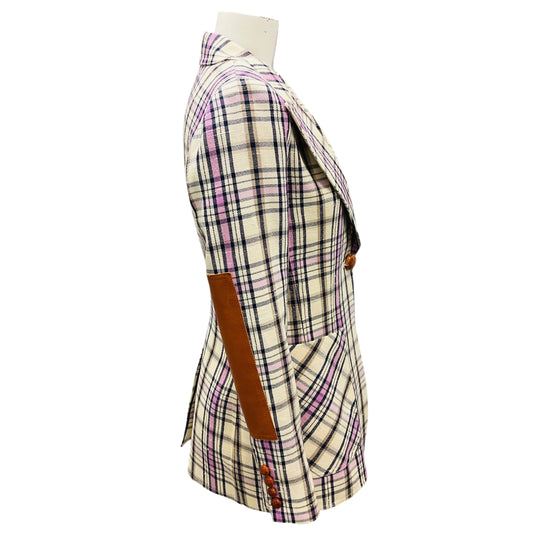 Smythe Lavender / Navy Patch Pocket Birkin Blazer