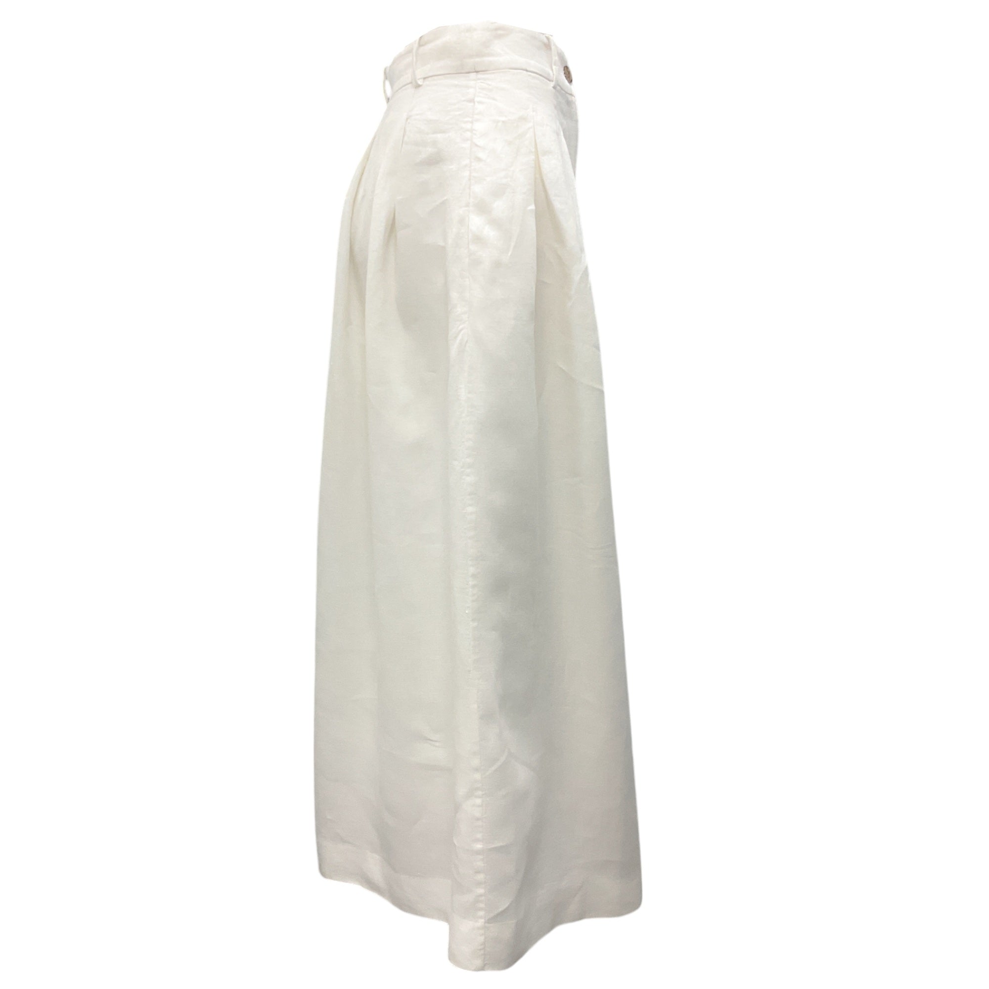 Jenni Kayne White Linen Maxi Skirt