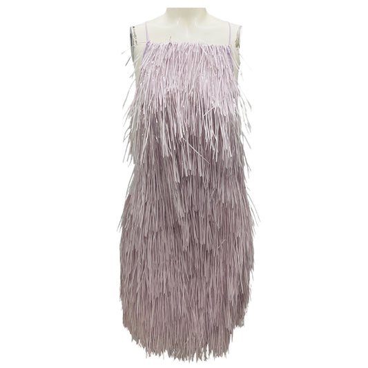 Jason Wu Collection Lavender Fringed Shift Cocktail Dress