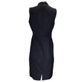 Load image into Gallery viewer, Akris Navy Blue Sleeveless Cotton and Silk Dress
