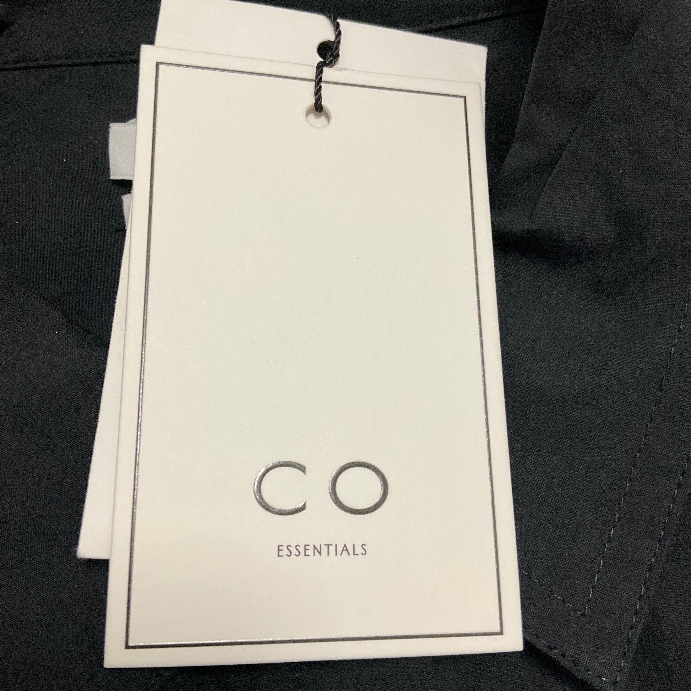Co Black Button Down Shirt Tunic