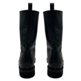 Load image into Gallery viewer, Khaite Black Conley Lace Up Leather Combat Boots
