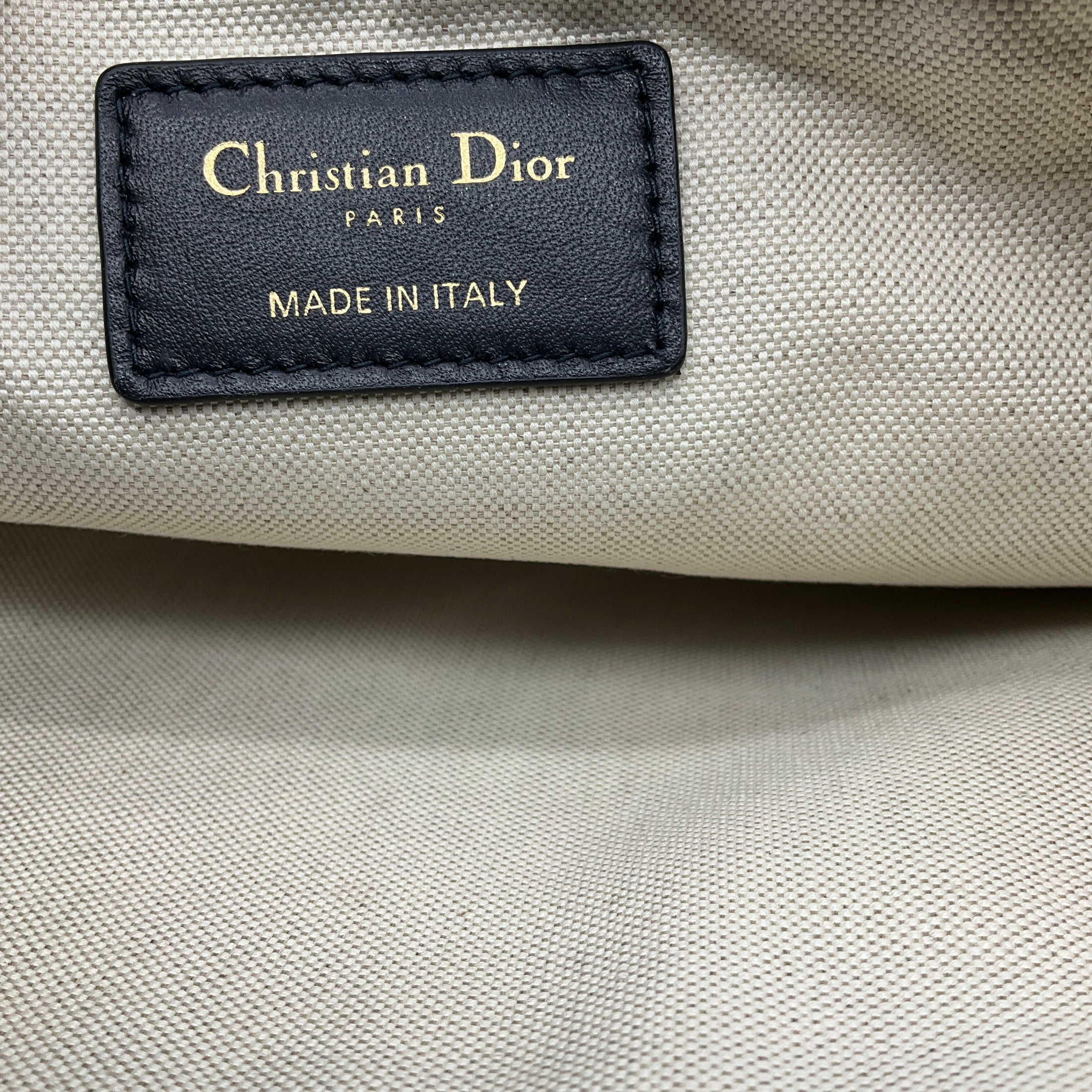 Christian Blue Dior Oblique Jacquard DiorTravel Travel Clutch Bag