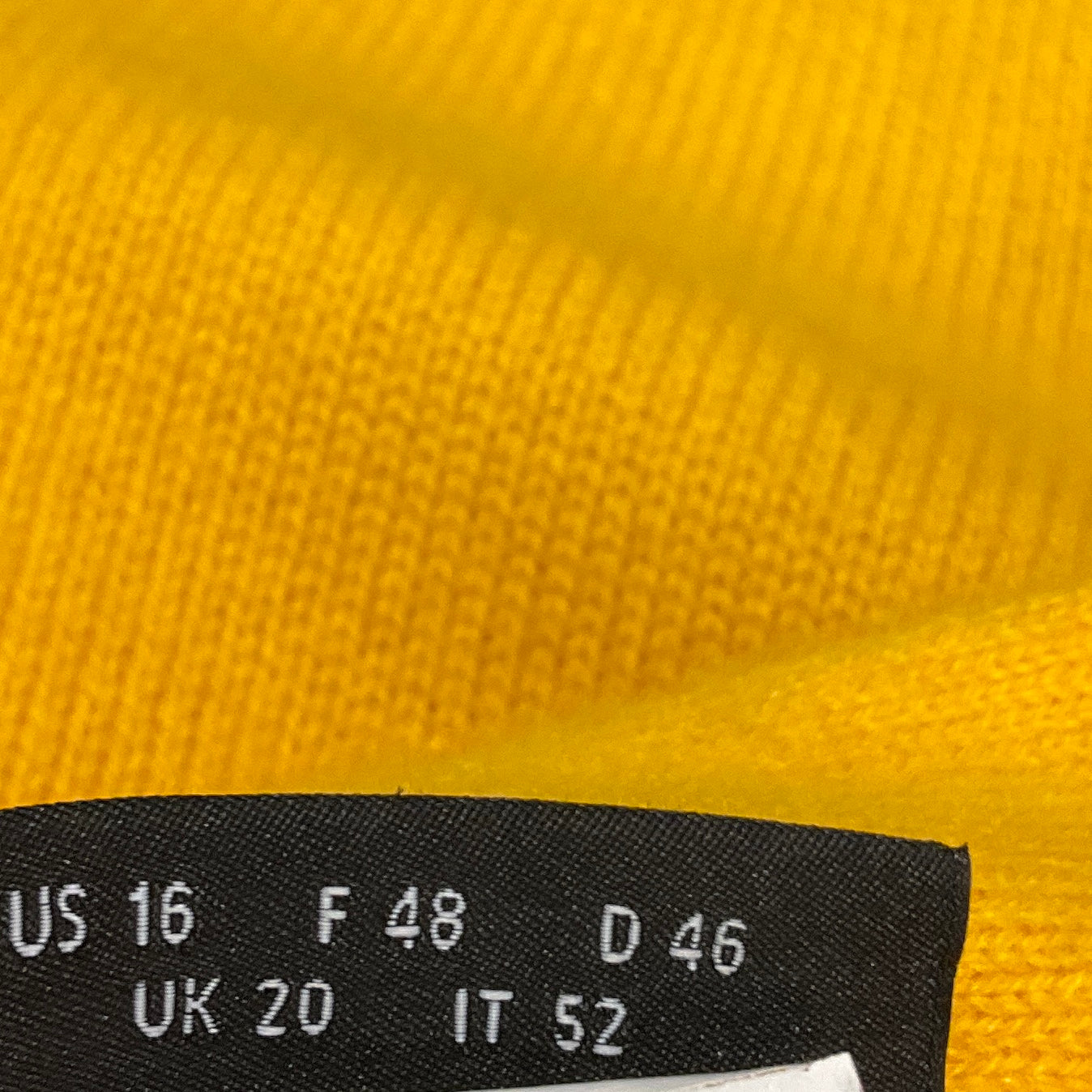 Akris Mustard Yellow Zip Front Cashmere Knit Sweater