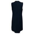 Load image into Gallery viewer, Prada Navy Blue Sleeveless Wool Midi Dress with Pockets and Pleated Detail

