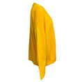 Load image into Gallery viewer, Akris Mustard Yellow Zip Front Cashmere Knit Sweater
