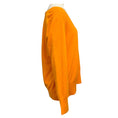 Load image into Gallery viewer, Akris Orange Long Sleeved V-Neck Cashmere Knit Sweater
