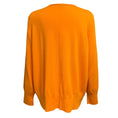 Load image into Gallery viewer, Akris Orange Long Sleeved V-Neck Cashmere Knit Sweater
