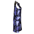 Load image into Gallery viewer, Salvatore Ferragamo Blue / Black 2022 Sleeveless Silk Dress
