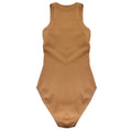 Load image into Gallery viewer, Alaia Nude Viscose Knit Tank Top Bodysuit
