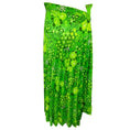 Load image into Gallery viewer, Balenciaga Green Floral Printed Pleated Asymmetric Midi Skirt
