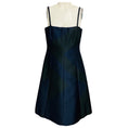 Load image into Gallery viewer, Giorgio Armani Borgo 21 Collection Navy Blue / Black Silk Satin Bubble Dress
