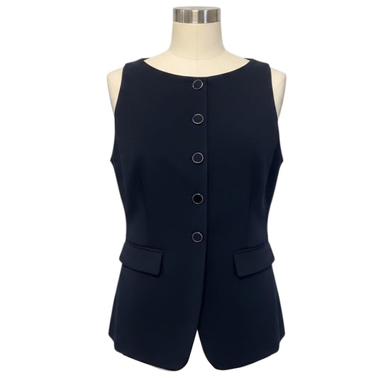 Lilysilk Midnight Blue Mulberry Silk Vest Top