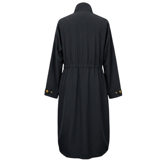 L'Agence Black Toshi Water Repellent Windbreaker Trench Coat