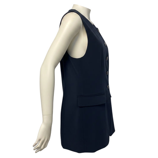 Lilysilk Midnight Blue Mulberry Silk Vest Top