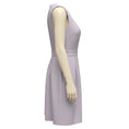 Load image into Gallery viewer, Lafayette 148 New York Lilac Purple Aster Sleeveless Pleated Wool and Silk Midi Dress
