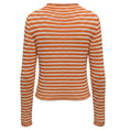 Load image into Gallery viewer, La Ligne Apricot Orange / Cream Fine Stripe Mini Marina Sweater
