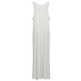 Load image into Gallery viewer, Lanvin Ivory Raw Silk Edge Sleeveless Cotton Maxi Dress
