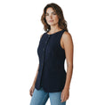 Load image into Gallery viewer, Lilysilk Midnight Blue Mulberry Silk Vest Top
