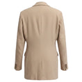 Load image into Gallery viewer, Peserico Beige Double Breasted Velvet Corduroy Blazer Jacket
