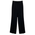 Load image into Gallery viewer, Ralph Lauren Collection Black Wide Leg Wool Pants
