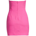 Load image into Gallery viewer, Roland Mouret Pink Strapless Asymmetric Mini Dress
