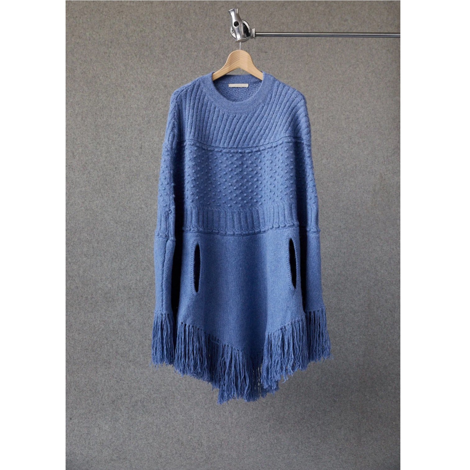 Annis WENDY BLUE POPCORN COMBO PONCHO
