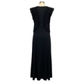 Load image into Gallery viewer, Ulla Johnson Black Ruched Detail Organic Cotton Maxi Dress
