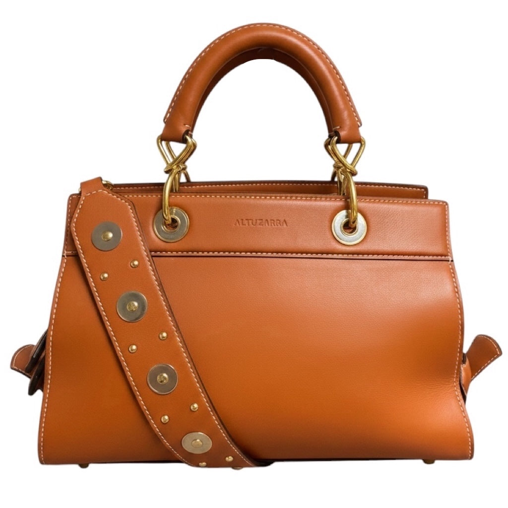 Altuzarra Light Brown / Cognac Leather Shadow Tote Handbag