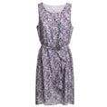Load image into Gallery viewer, Armani Collezioni Light Purple Multi Printed Sleeveless Silk Midi Dress with Belt
