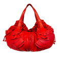 Load image into Gallery viewer, Valentino Red Ruffled Leather Idylle Handbag
