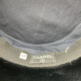 Load image into Gallery viewer, Chanel Black Grosgrain Trimmed Velvet Hat
