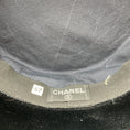Load image into Gallery viewer, Chanel Vintage Rare Black Grosgrain Trimmed Velvet Hat
