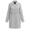 Load image into Gallery viewer, Akris Light Grey Lightweight Jacket with Hood
