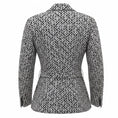 Load image into Gallery viewer, Akris Punto Black / White Printed Cotton Blazer Jacket
