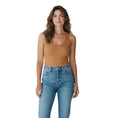 Load image into Gallery viewer, Alaia Nude Viscose Knit Tank Top Bodysuit
