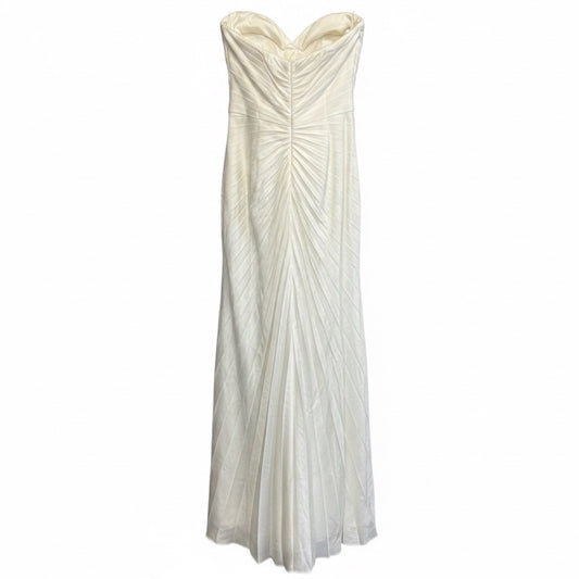 A.L.C. White Bianca Strapless Pleated Gown / Maxi Dress