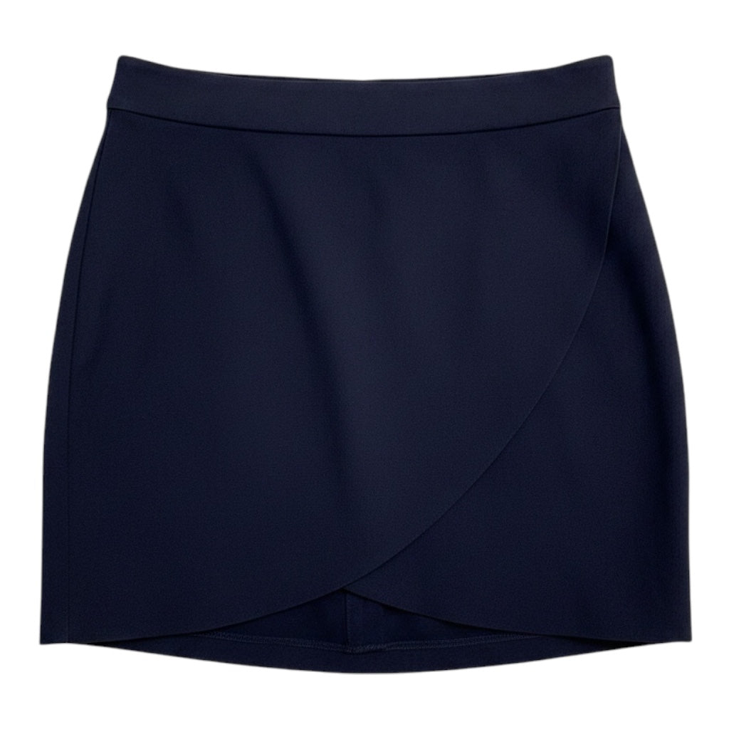 Alice + Olivia Sapphire Goat Leather Mini Skirt