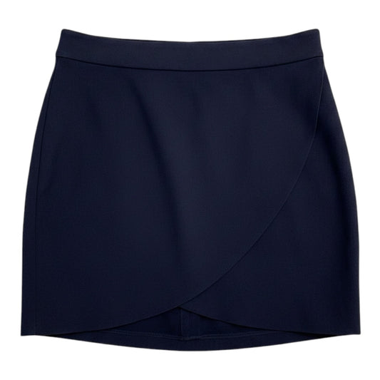 Alice + Olivia Sapphire Goat Leather Mini Skirt