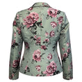 Load image into Gallery viewer, Alice + Olivia Sage Green Lana Floral Jacquard Blazer
